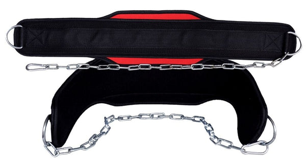 EVO Weight Lifting dipping belt Neoprene Gym Pull Up Back Support GEL Dip Chains - EVO Fitness