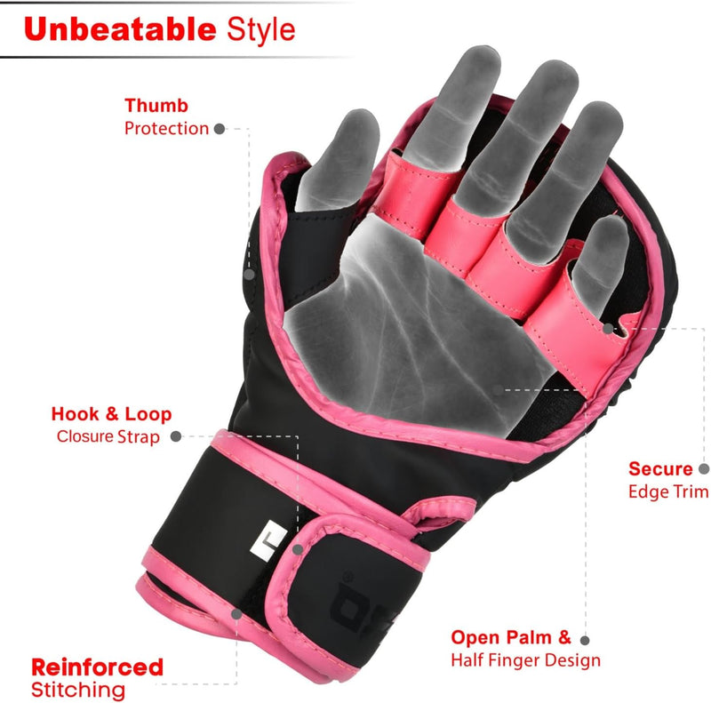 Islero Bull Pink MMA Gloves
