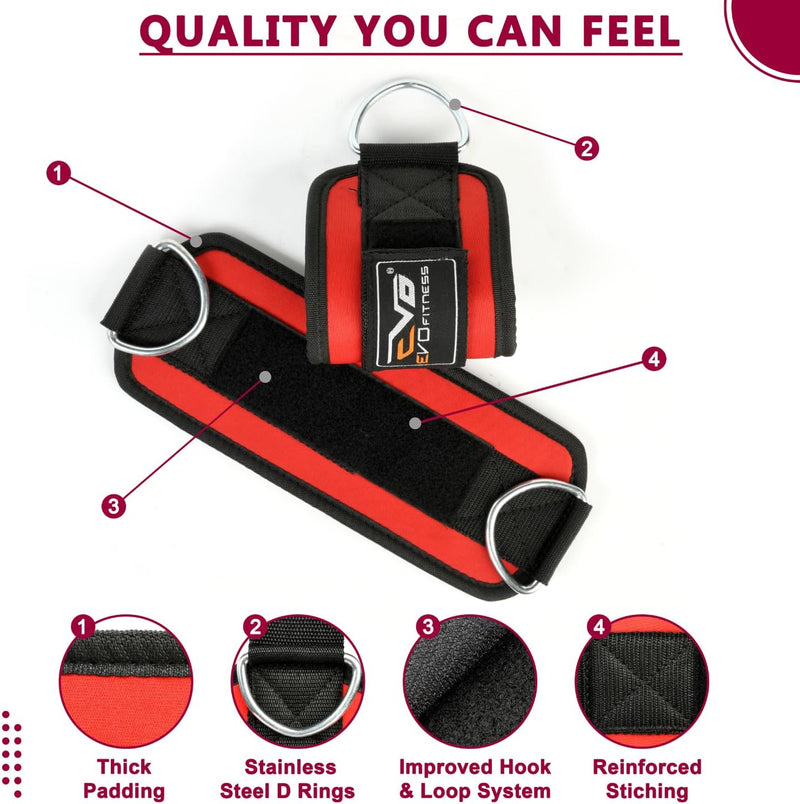 EVO Double D Ring Red