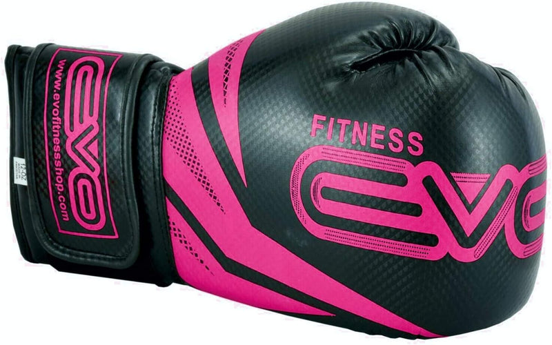 EVO Ladies Pink Maya Leather Boxing Gloves