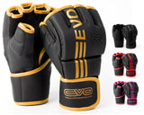 EVO Fitness Matte GOLDEN MMA Gloves - EVO Fitness