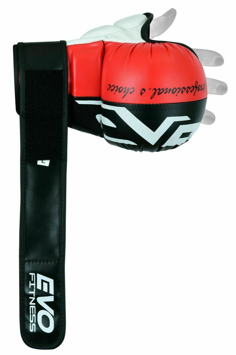 EVO MMA Gloves Kick Boxing Sparring Grappling Cage Fight Martial Arts Training - EVO Fitness