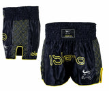EVO Yellow Muay Thai Fight Shorts MMA Kick Boxing Grappling Martial Arts Gear UFC Cage - EVO Fitness
