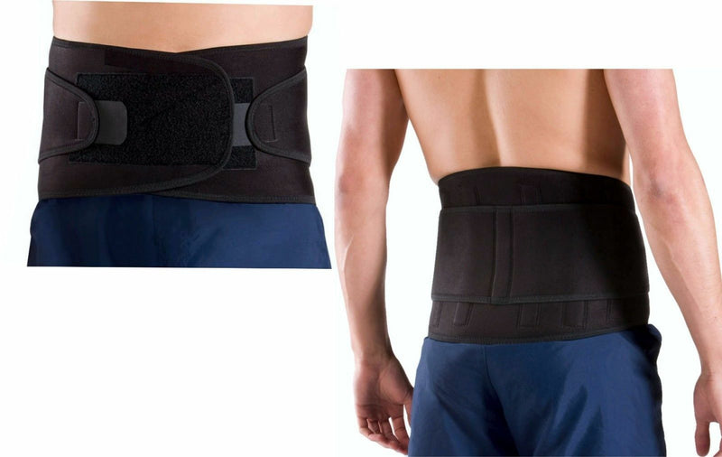 EVO Lumbar Back Support Belt Neoprene Yoga Weightlifting Gym Manual work Use - EVO Fitness