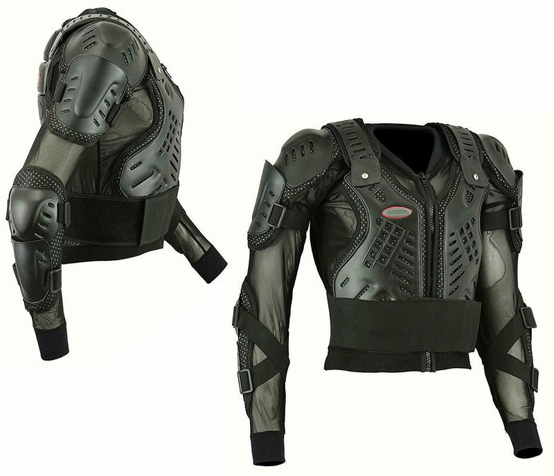 EVO Motorcycle Motorbike Full Body Armour Motocros Protective Jacket Spine Guard - EVO Fitness