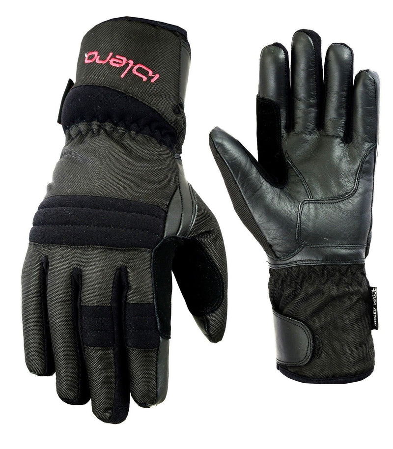 ISLERO All Weather Tempest Waterproof Motorbike Leather Gloves Hipora Unisex Pro - EVO Fitness