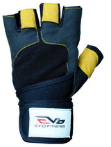 EVO Fitness Gym Gloves Weight lifting Wrist Support Straps,Bodybuilding,Cycling - EVO Fitness