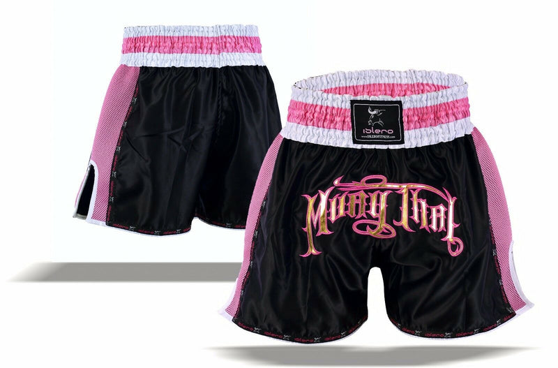 Islero Ladies Muay Thai Kick Boxing Shorts Girls MMA Women Martial Art Fight H - EVO Fitness