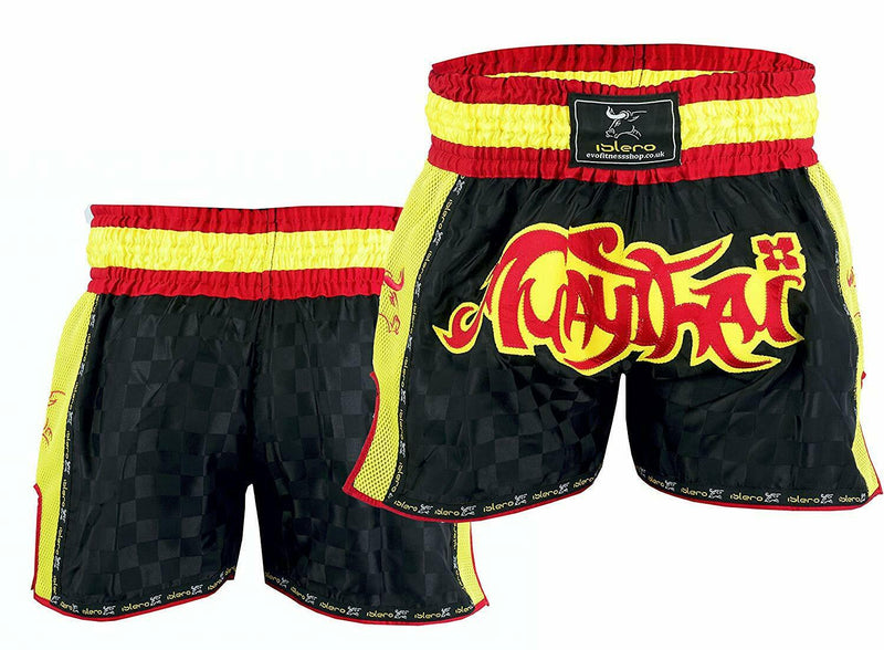 EVO Muay Thai Fight Shorts MMA Kick Boxing Cage Fighting Martial Arts Gear UFC - EVO Fitness