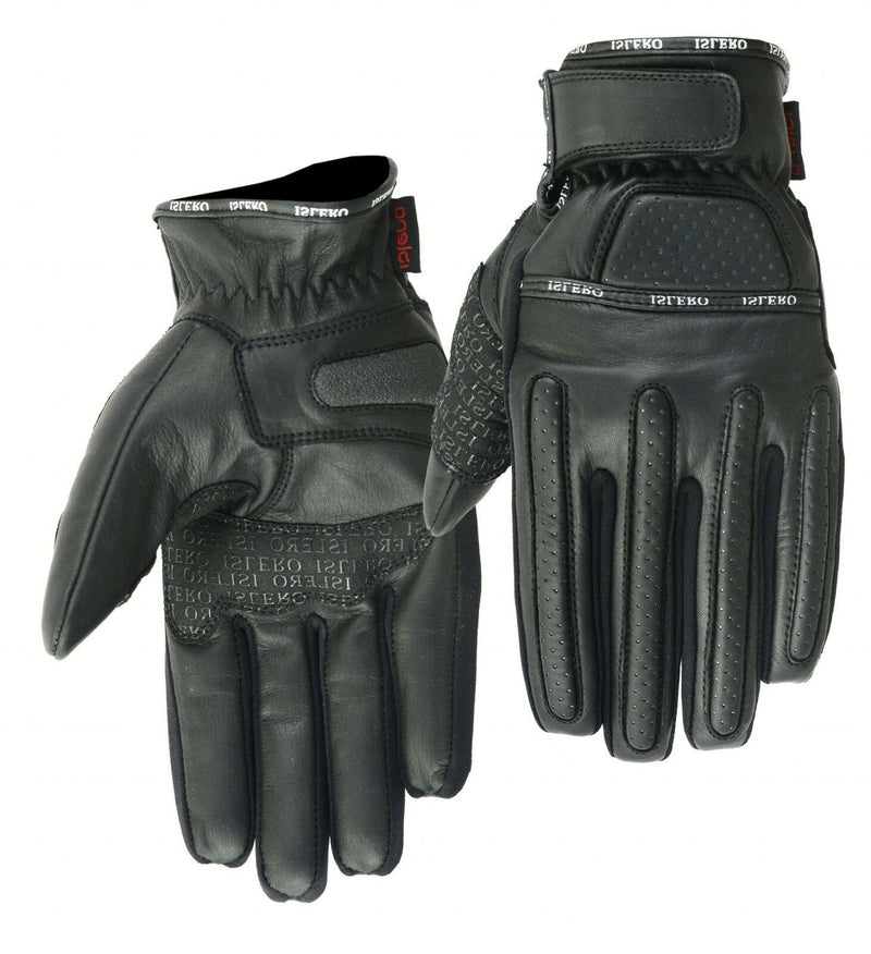 EVO All Weather Pure Leather Motorbike Gloves motorcycle Bike Working Wheelchair - EVO Fitness