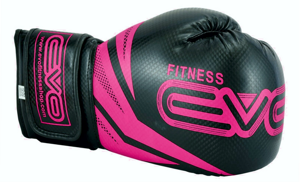 EVO Ladies Pink Maya Leather Boxing Gloves - EVO Fitness