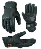 EVO Leather All Weather Waterproof Thermal Motorbike Motorcycle Knuckle Gloves - EVO Fitness