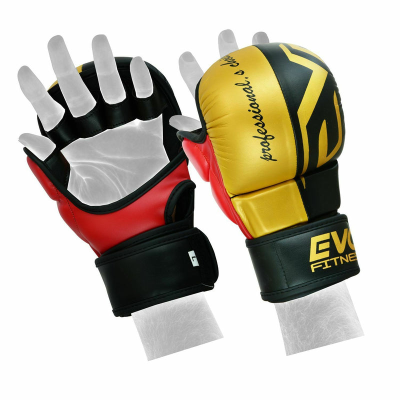 EVO MMA Gloves Kick Boxing Sparring Grappling Cage Fight Martial Arts Training - EVO Fitness